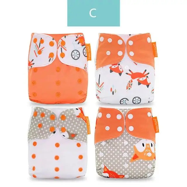 Washable Pocket Diaper – Adjustable Reusable Baby Diaper Cover | Absorbent Ecological Nappy - ZOOMNSTORE