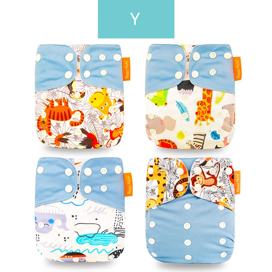 Washable Pocket Diaper – Adjustable Reusable Baby Diaper Cover | Absorbent Ecological Nappy - ZOOMNSTORE
