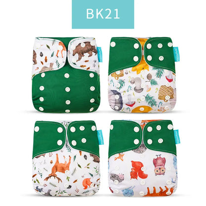 Washable Pocket Diaper – Adjustable Reusable Baby Diaper Cover | Absorbent Ecological Nappy - ZOOMNSTORE