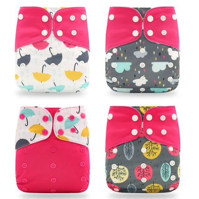 Washable Pocket Diaper – Adjustable Reusable Baby Diaper Cover | Absorbent Ecological Nappy - ZOOMNSTORE