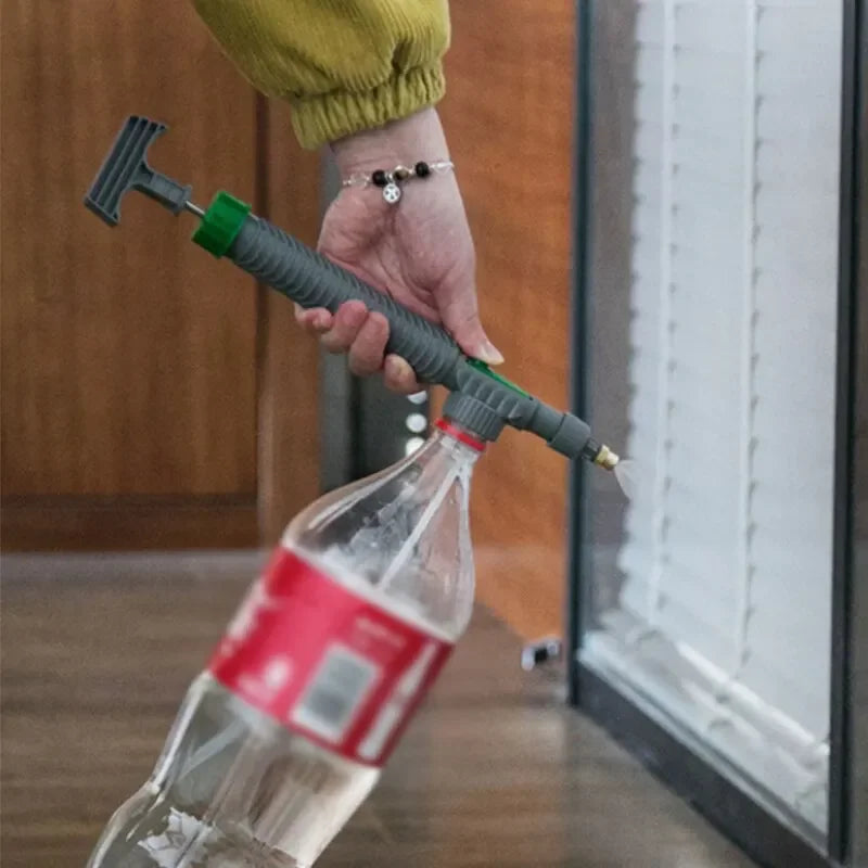 High Pressure Manual Watering Can - Adjustable Spray Bottle for Gardening - ZOOMNSTORE