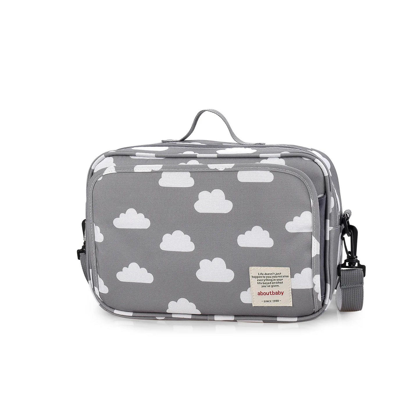Waterproof Baby Mummy Bags Fashion Prints WetDry for Disposable Reusable Maternity Diaper Bag Double Handle Wetbags - ZOOMNSTORE