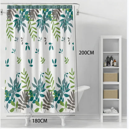 Waterproof Mildew-Proof Bath Curtain - No Drill Hanging Partition Curtain - ZOOMNSTORE