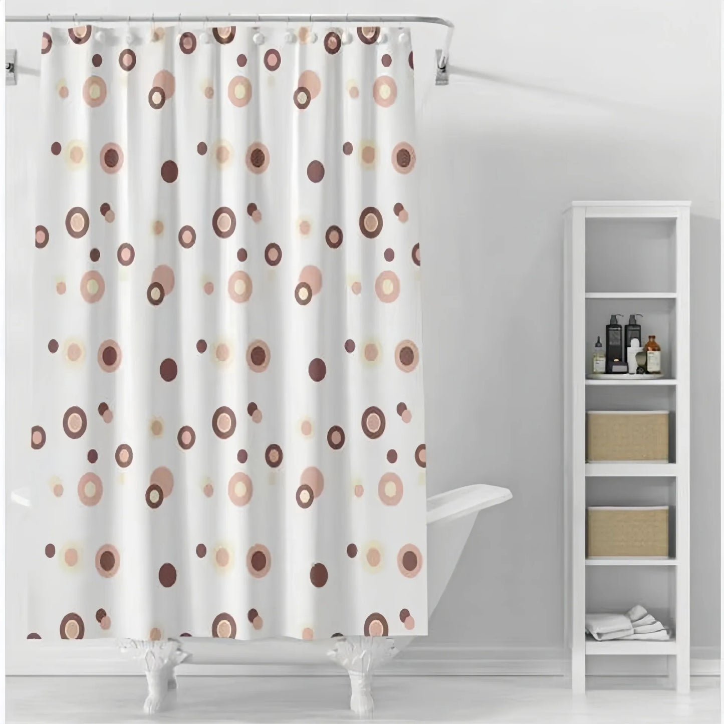 Waterproof Mildew-Proof Bath Curtain - No Drill Hanging Partition Curtain - ZOOMNSTORE