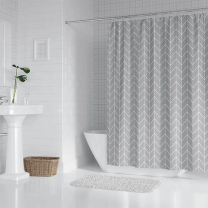 Waterproof Mildew-Proof Bath Curtain - No Drill Hanging Partition Curtain - ZOOMNSTORE