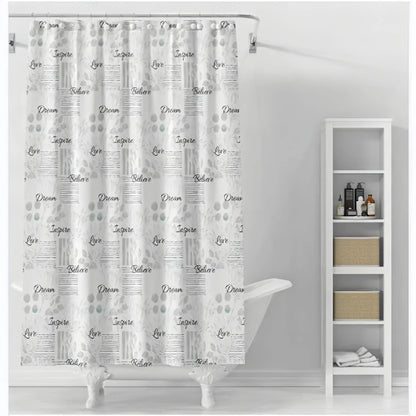 Waterproof Mildew-Proof Bath Curtain - No Drill Hanging Partition Curtain - ZOOMNSTORE