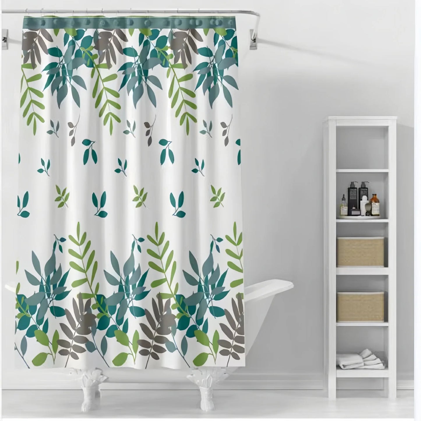 Waterproof Mildew-Proof Bath Curtain - No Drill Hanging Partition Curtain - ZOOMNSTORE