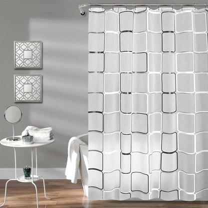 Waterproof Mildew-Proof Bath Curtain - No Drill Hanging Partition Curtain - ZOOMNSTORE