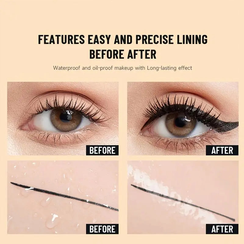 Waterproof Black Eyeliner - 3pcs/5pcs Smudge Proof Cream Eye Makeup Pencils - ZOOMNSTORE