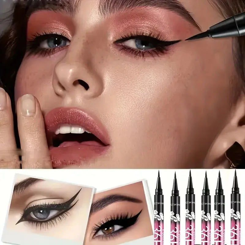 Waterproof Black Eyeliner - 3pcs/5pcs Smudge-Proof, Long-Lasting Eye Pencil Set - ZOOMNSTORE