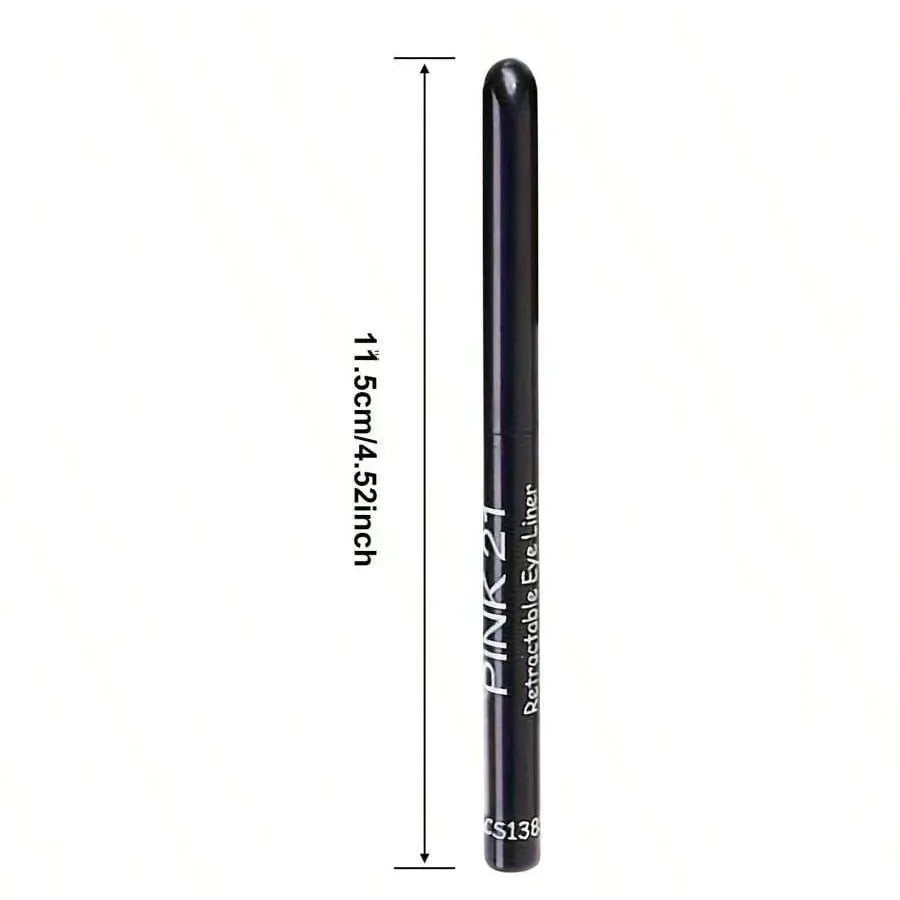 Waterproof Black Eyeliner - 3pcs Smudge-Proof Cream Pencil, Long-Lasting Eye Makeup - ZOOMNSTORE