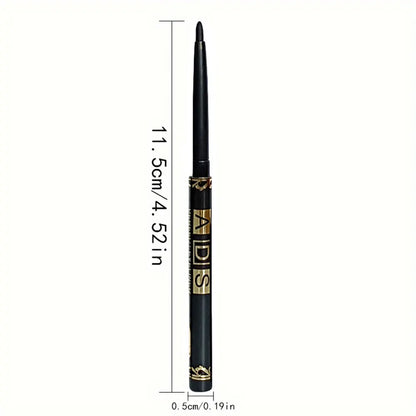 Waterproof Black Eyeliner Pencil | Smudge-Proof, Long-Lasting Creamy Makeup for Bold Eyes - ZOOMNSTORE
