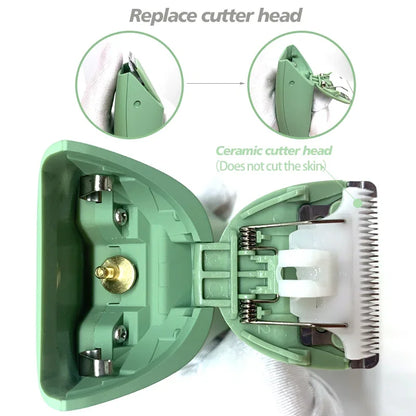 Waterproof Body Hair Trimmer for Men - IPX7 Groin  Pubic Groomer with Ceramic Blade - ZOOMNSTORE