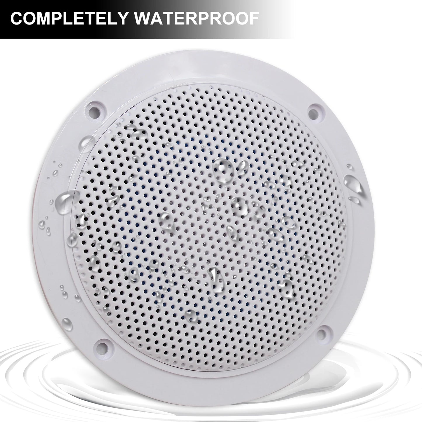 Waterproof Ceiling Speaker - 4 Inch Marine Grade Bluetooth Ceiling Speaker with Digital Class Amplifier - ZOOMNSTORE