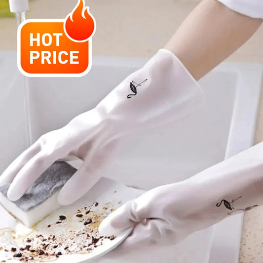 Waterproof Cleaning Gloves - Durable Latex Dishwashing & Household Gloves for Hands Protection - ZOOMNSTORE