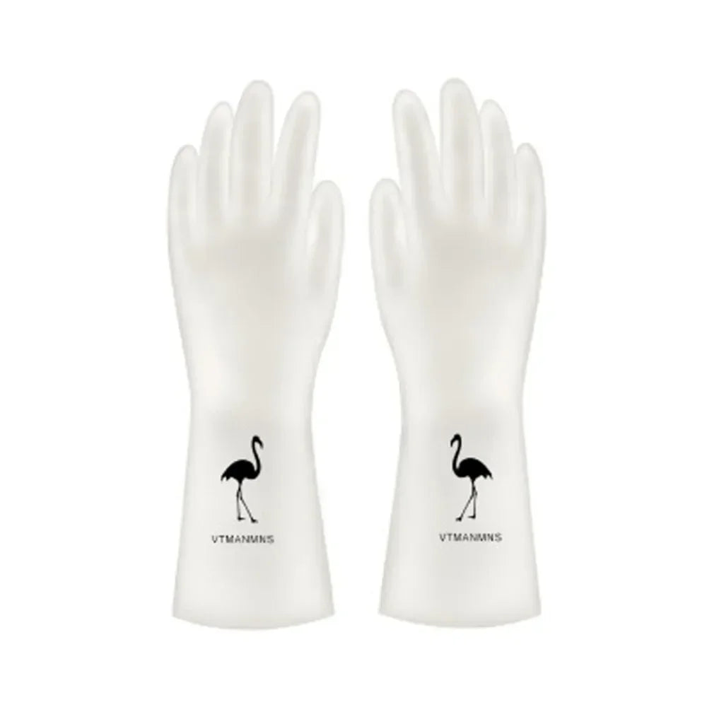 Waterproof Cleaning Gloves – Durable Silicone Kitchen Chore Gloves, Latex-Free - ZOOMNSTORE