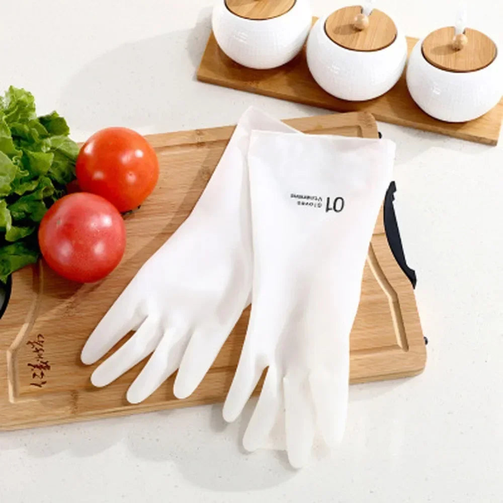 Waterproof Cleaning Gloves – Durable Silicone Kitchen Chore Gloves, Latex-Free - ZOOMNSTORE