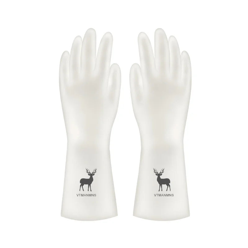 Waterproof Cleaning Gloves – Durable Silicone Kitchen Chore Gloves, Latex-Free - ZOOMNSTORE