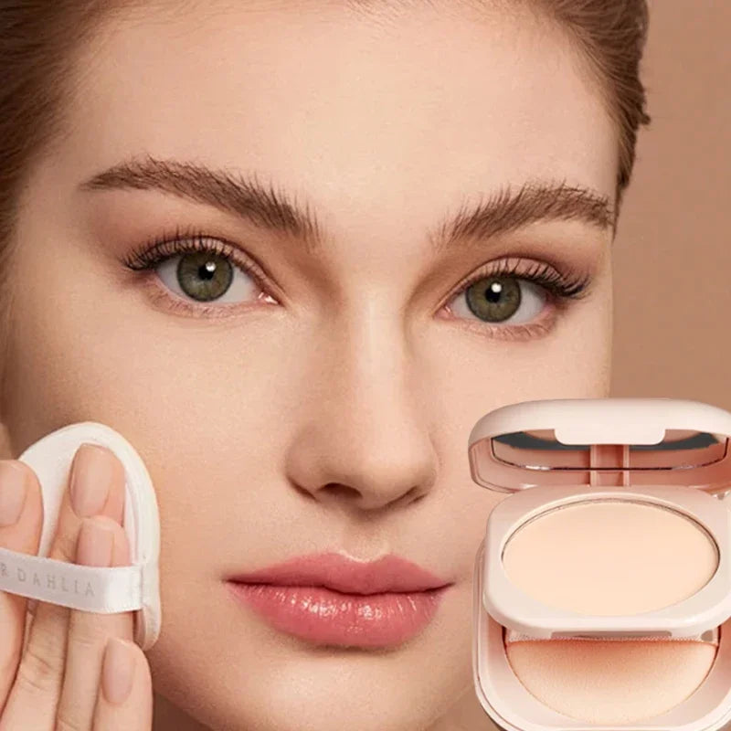 Milk Tea Waterproof Compact Powder - Full Coverage Matte Setting Powder - ZOOMNSTORE