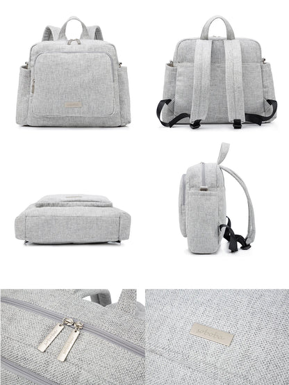 Soboba 2023 New Diaper Bags for Mother Waterproof Large Capacity Solid Polyester Diaper Backpacks Travel Bag for Newborn Baby - ZOOMNSTORE