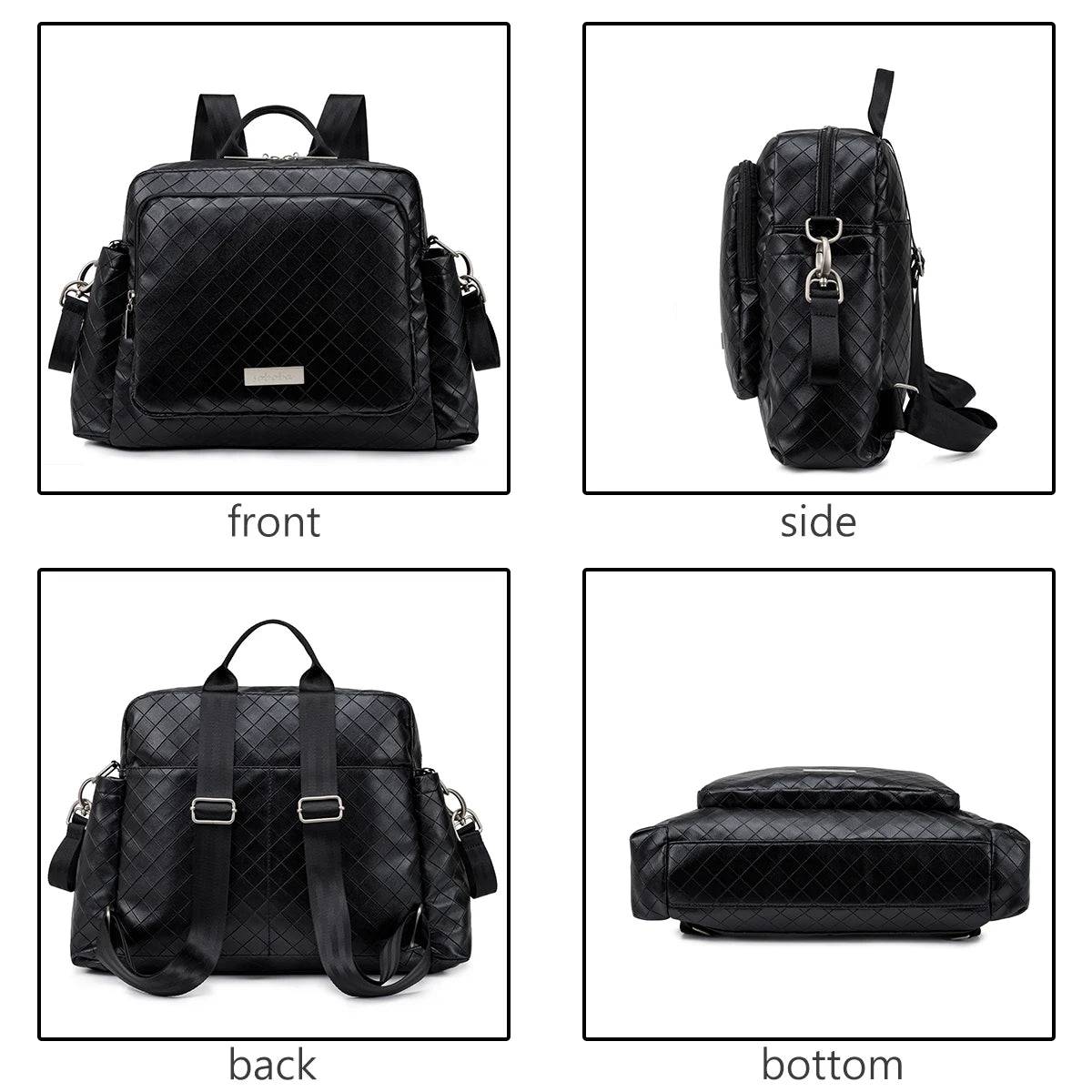 Soboba 2023 New Diaper Bags for Mother Waterproof Large Capacity Solid Polyester Diaper Backpacks Travel Bag for Newborn Baby - ZOOMNSTORE
