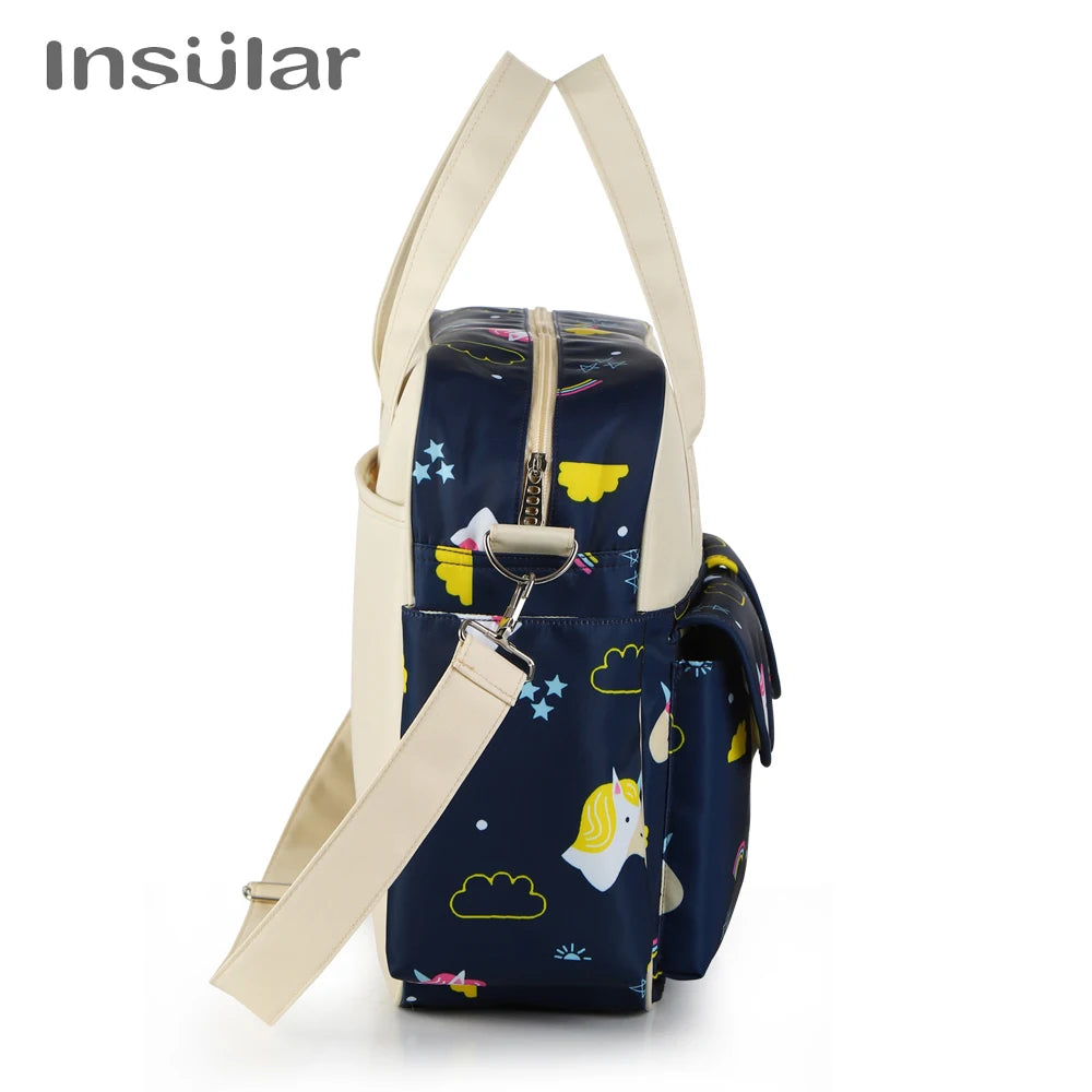 New Style Waterproof Diaper Bag Large Capacity Messenger Travel Bag Multifunctional Maternity Mother Baby Stroller Bags - ZOOMNSTORE