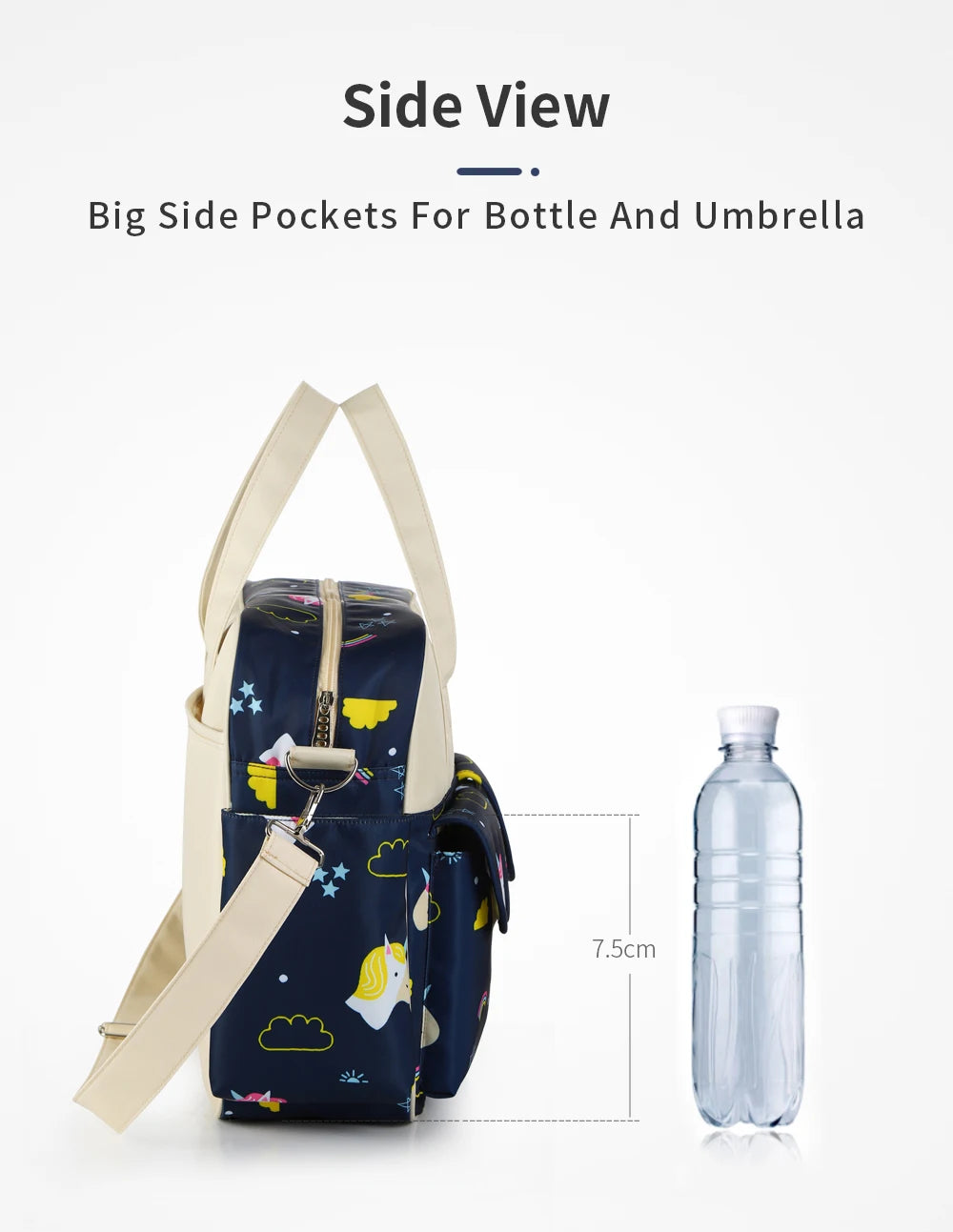 New Style Waterproof Diaper Bag Large Capacity Messenger Travel Bag Multifunctional Maternity Mother Baby Stroller Bags - ZOOMNSTORE