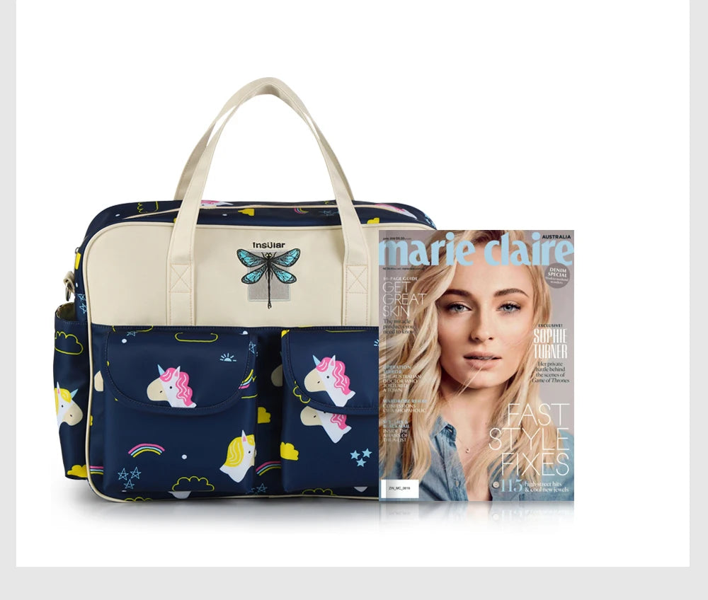 New Style Waterproof Diaper Bag Large Capacity Messenger Travel Bag Multifunctional Maternity Mother Baby Stroller Bags - ZOOMNSTORE
