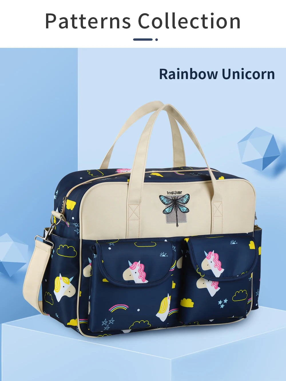 New Style Waterproof Diaper Bag Large Capacity Messenger Travel Bag Multifunctional Maternity Mother Baby Stroller Bags - ZOOMNSTORE