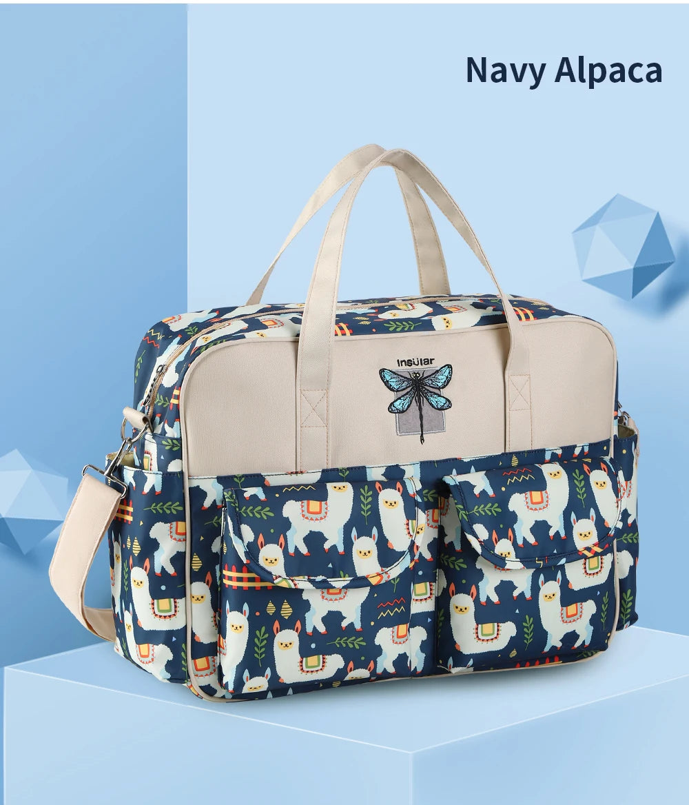 New Style Waterproof Diaper Bag Large Capacity Messenger Travel Bag Multifunctional Maternity Mother Baby Stroller Bags - ZOOMNSTORE
