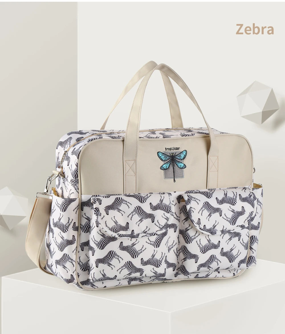 New Style Waterproof Diaper Bag Large Capacity Messenger Travel Bag Multifunctional Maternity Mother Baby Stroller Bags - ZOOMNSTORE