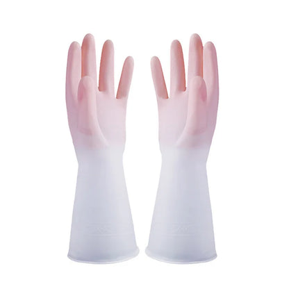 Waterproof Dishwashing Gloves | Flexible Thin Washing Gloves With Latex For Household Cleaning - ZOOMNSTORE