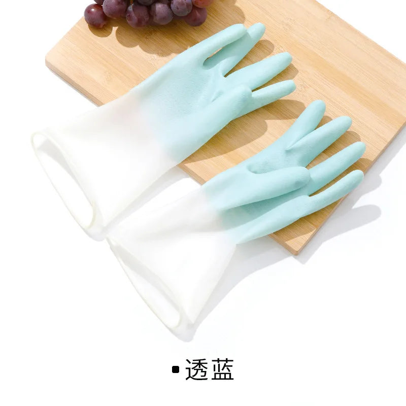 Waterproof Dishwashing Gloves | Flexible Thin Washing Gloves With Latex For Household Cleaning - ZOOMNSTORE