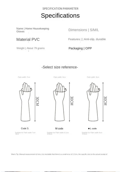 Waterproof Dishwashing Gloves | Flexible Thin Washing Gloves With Latex For Household Cleaning - ZOOMNSTORE