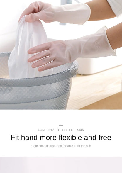 Waterproof Dishwashing Gloves | Flexible Thin Washing Gloves With Latex For Household Cleaning - ZOOMNSTORE