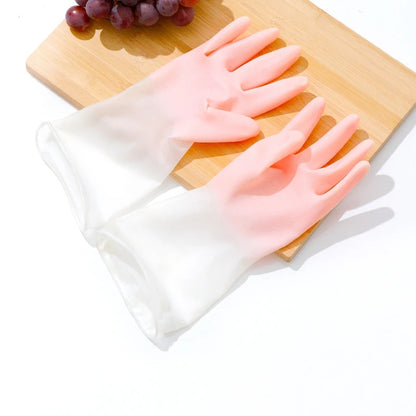 Waterproof Dishwashing Gloves | Flexible Thin Washing Gloves With Latex For Household Cleaning - ZOOMNSTORE