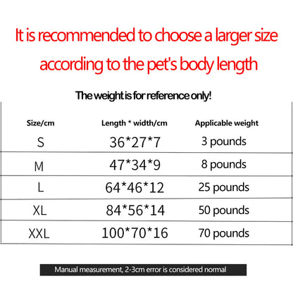 Waterproof Dog Bed - Thick PP Cotton Bite-Resistant Pet Mat for All Seasons - ZOOMNSTORE