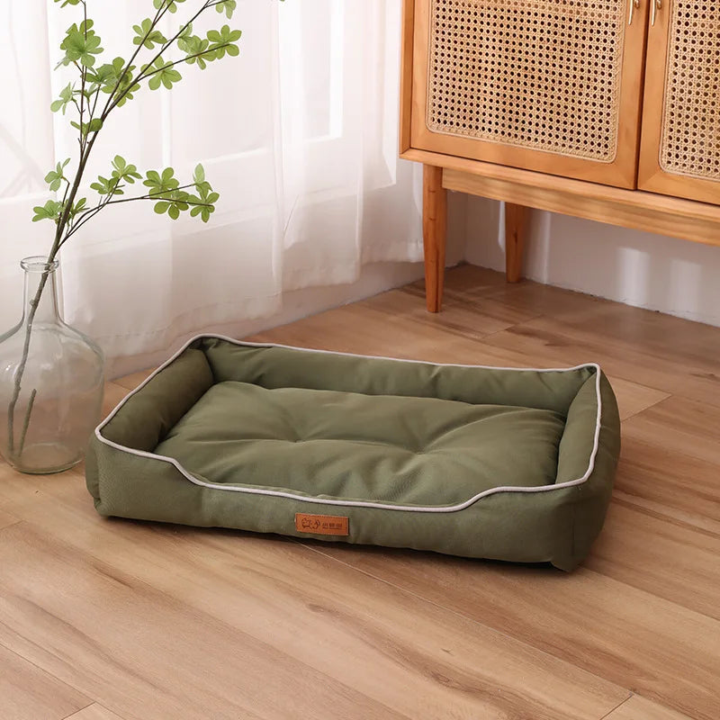 Waterproof Dog Bed - Thick PP Cotton Bite-Resistant Pet Mat for All Seasons - ZOOMNSTORE