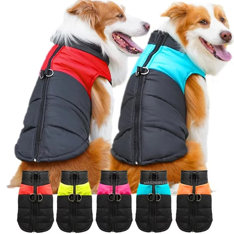 Waterproof Winter Dog Jacket - Padded Coat for Small to Large Dogs - ZOOMNSTORE