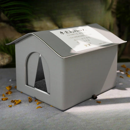 Stray Cat dog House Waterproof Outdoor Winter Warm Pet Cave Sleeping Beds Home Foldable Washable for Small Dog Puppy Supplies - ZOOMNSTORE