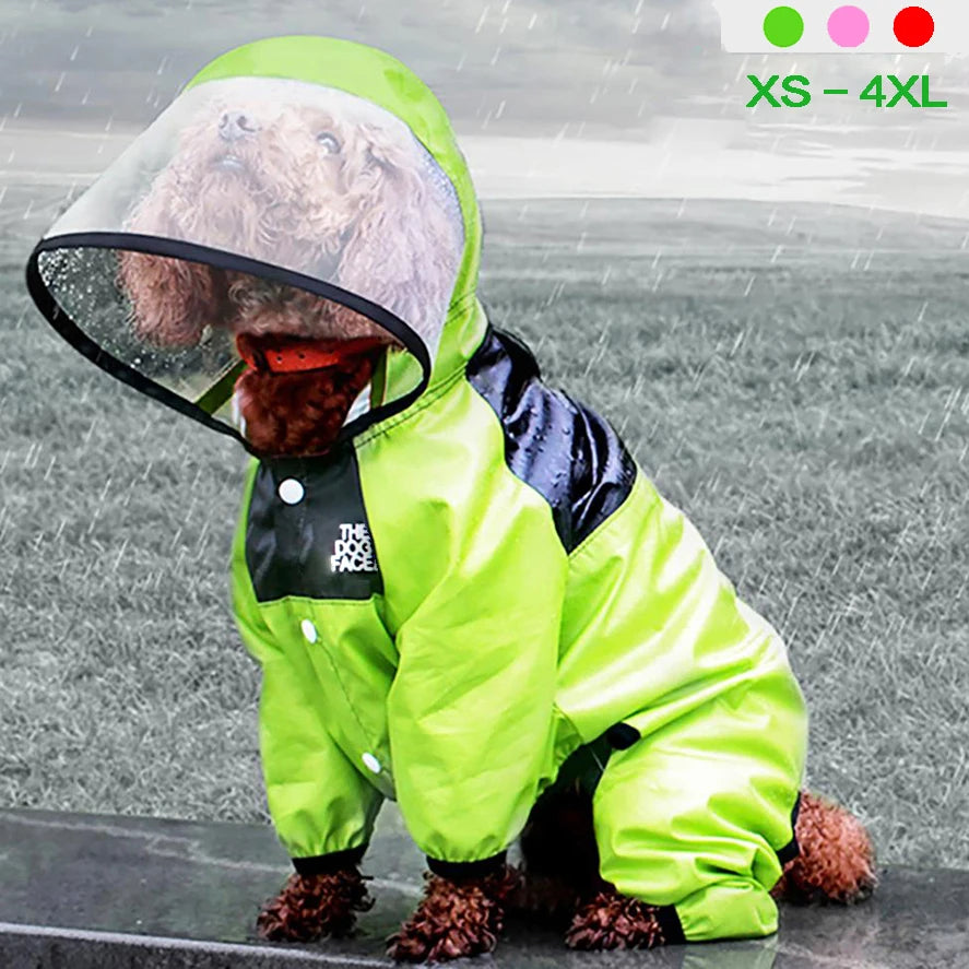 Waterproof Dog Raincoat - Pet Jumpsuit for Dogs - ZOOMNSTORE
