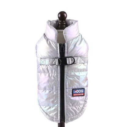 Waterproof Dog Vest - Reflective Color Changing Autumn Dog Apparel With Velvet Warmth - ZOOMNSTORE