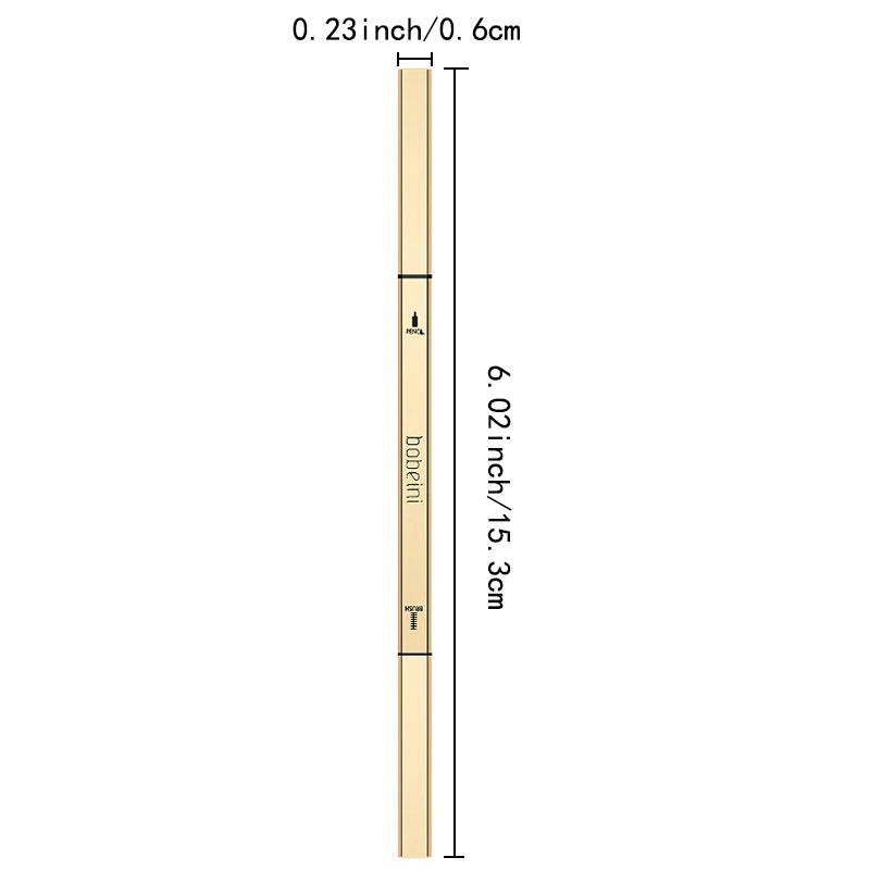 Waterproof Dual-Ended Eyebrow Pencil - Precise Long-Lasting Smudge-Proof Brow Makeup - ZOOMNSTORE