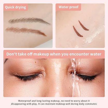 Waterproof Eyeliner Pen - Fast Drying, Smooth, Durable Cream Formula for Natural Eye Makeup - ZOOMNSTORE