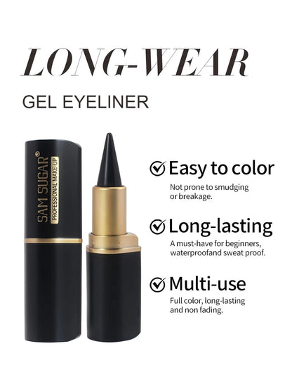 Waterproof Eyeliner Pen - Long Lasting Gel Eye Pencil, Quick Dry Matte Eyebrow Cream - ZOOMNSTORE