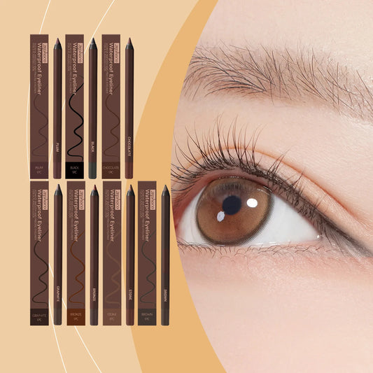 Waterproof Eyeliner Pen - Long Lasting, Smudge Proof, Quick Drying Eye Makeup Pencil - ZOOMNSTORE