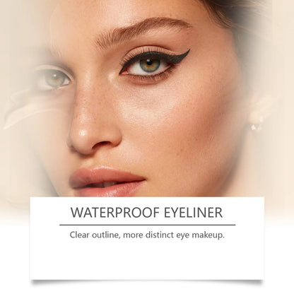 Waterproof Eyeliner Pen - Long Lasting, Smudge Proof, Quick Drying Eye Makeup Pencil - ZOOMNSTORE
