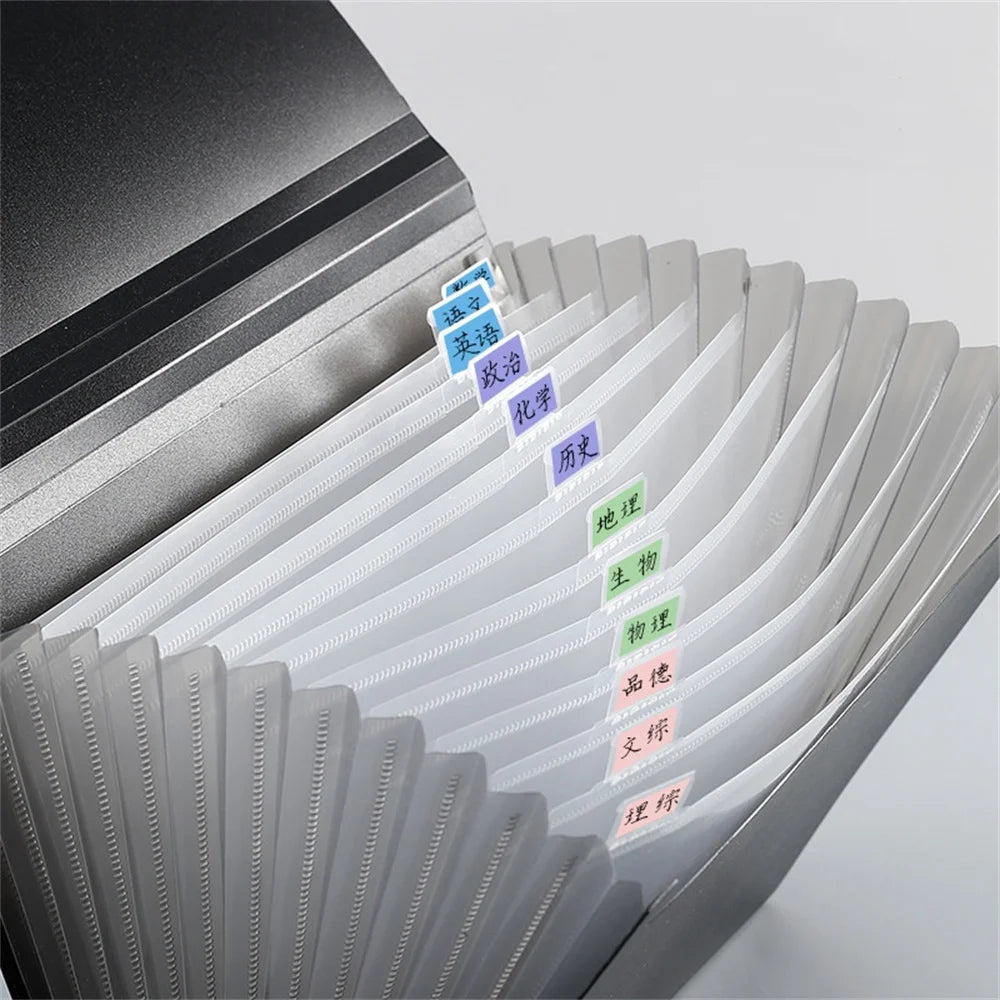 Large Capacity Waterproof A4 File Organizer - Document and Certificate Storage Folder - ZOOMNSTORE