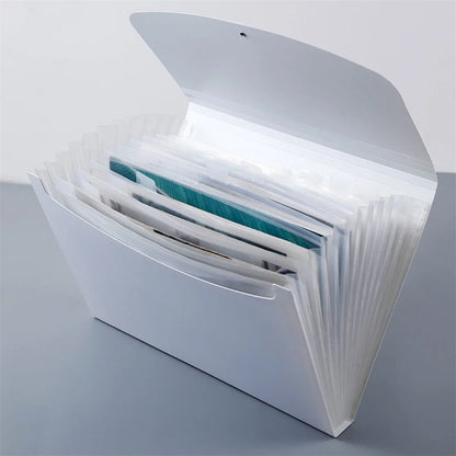 Large Capacity Waterproof A4 File Organizer - Document and Certificate Storage Folder - ZOOMNSTORE