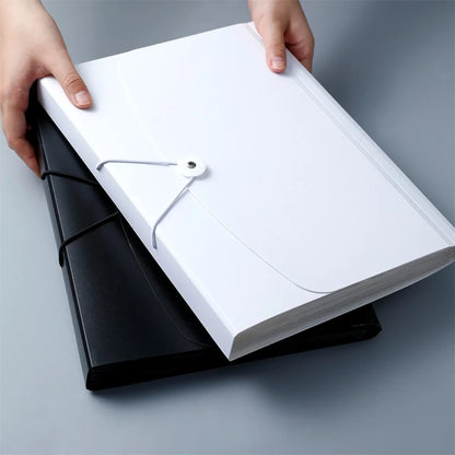 Large Capacity Waterproof A4 File Organizer - Document and Certificate Storage Folder - ZOOMNSTORE